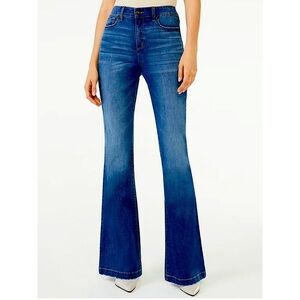 Habitual High Rise Flared Jeans Dark Blue 27